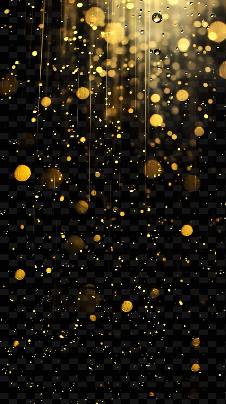 PSD lluvia brillante aburrida con gotas pálidas y amarillo suave co png efecto de luz de neón colección y2k
