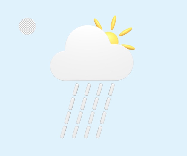 lluvia caliente con tiempo
