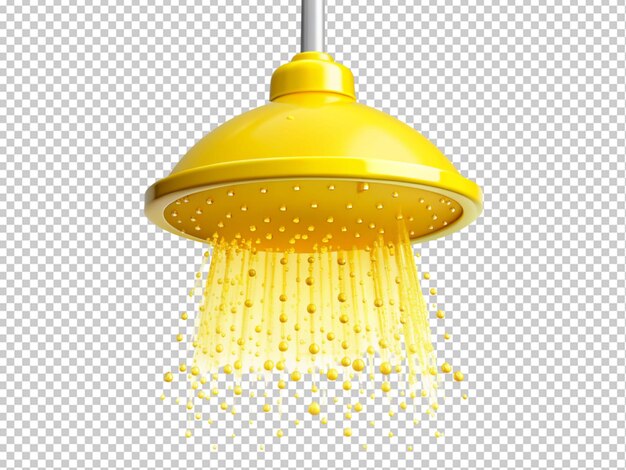 PSD la lluvia de color amarillo