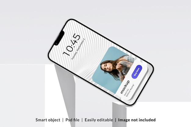 Lo schermo di un telefono con sopra l'immagine di una donna