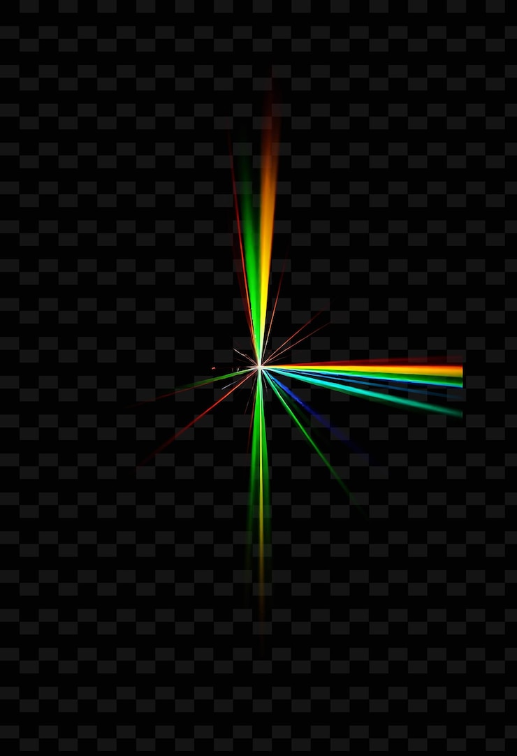 PSD lo spettro prismatico riflette vibrante mescolando tutti i colori della consistenza luminosa ispirata al neon y2k