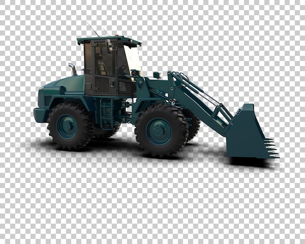 Loader isolato sullo sfondo illustrazione di rendering 3D