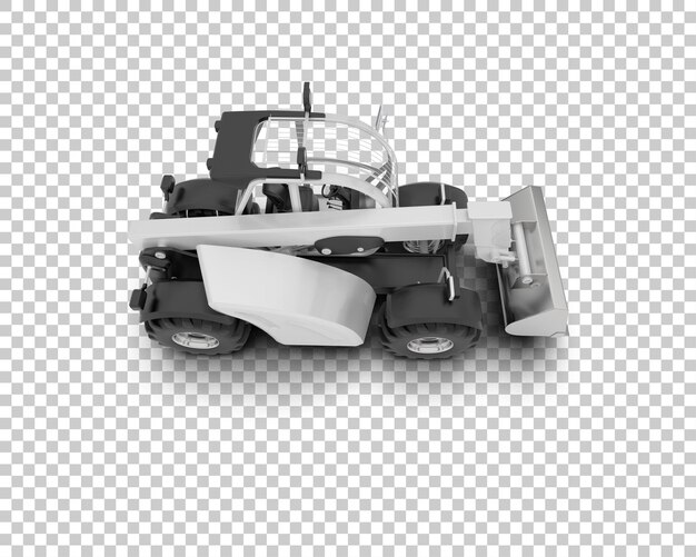 Loader isolato sullo sfondo illustrazione di rendering 3D