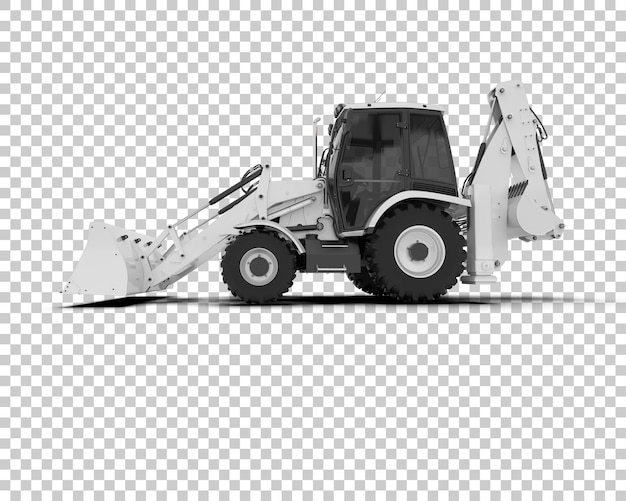 Loader isolato sullo sfondo illustrazione di rendering 3D
