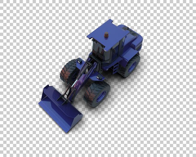 Loader isoliert auf dem Hintergrund 3D-Rendering-Illustration