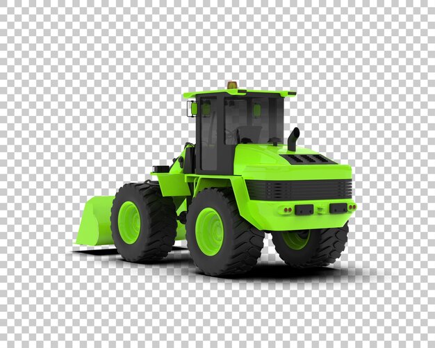 Loader isoliert auf dem Hintergrund 3D-Rendering-Illustration