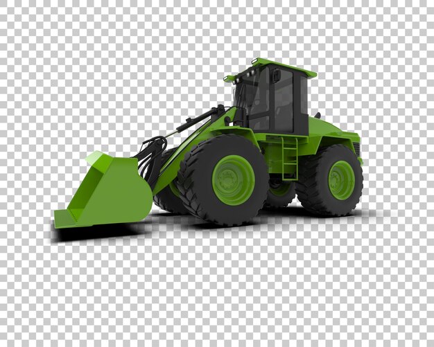 Loader isoliert auf dem Hintergrund 3D-Rendering-Illustration