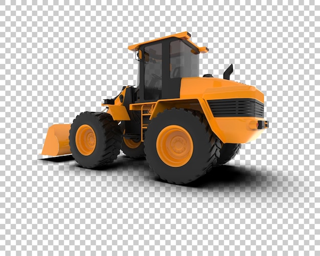 Loader isoliert auf dem Hintergrund 3D-Rendering-Illustration