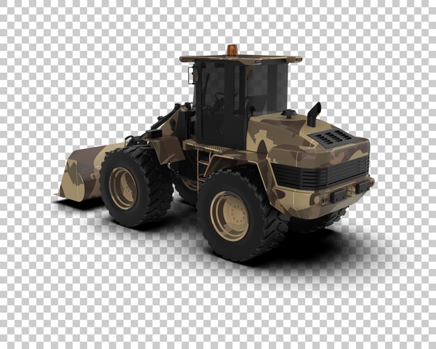 Loader isoliert auf dem Hintergrund 3D-Rendering-Illustration