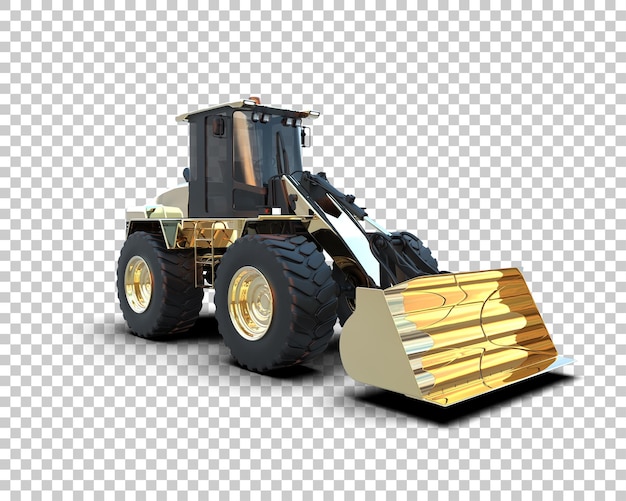 Loader isoliert auf dem Hintergrund 3D-Rendering-Illustration