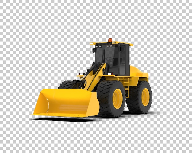 Loader isoliert auf dem Hintergrund 3D-Rendering-Illustration