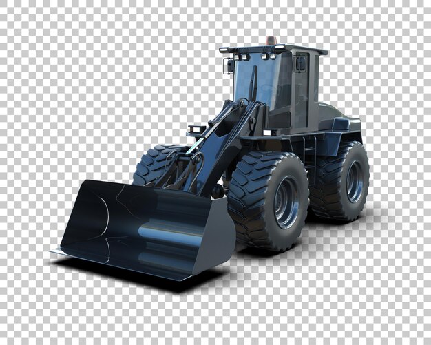 Loader isoliert auf dem Hintergrund 3D-Rendering-Illustration