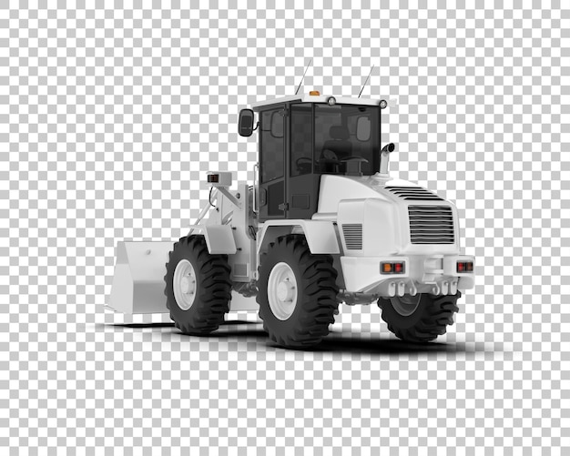 Loader isoliert auf dem Hintergrund 3D-Rendering-Illustration
