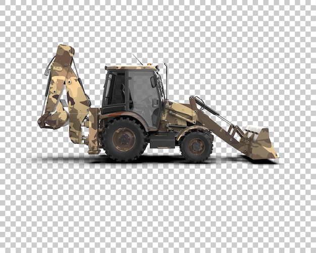 Loader isoliert auf dem Hintergrund 3D-Rendering-Illustration