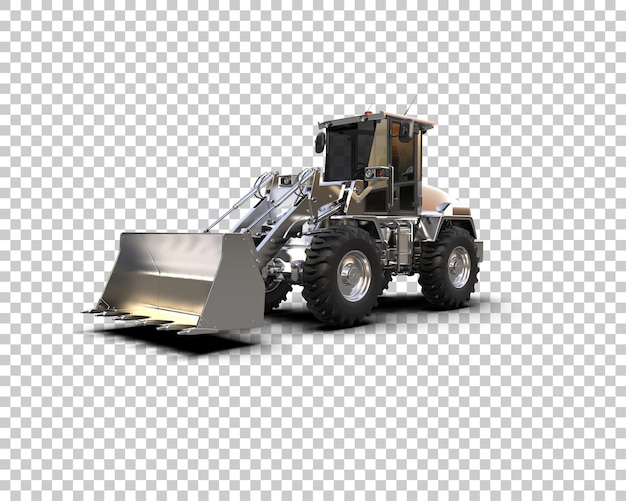 Loader isoliert auf dem Hintergrund 3D-Rendering-Illustration