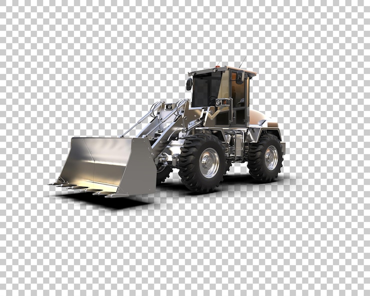PSD loader isoliert auf dem hintergrund 3d-rendering-illustration