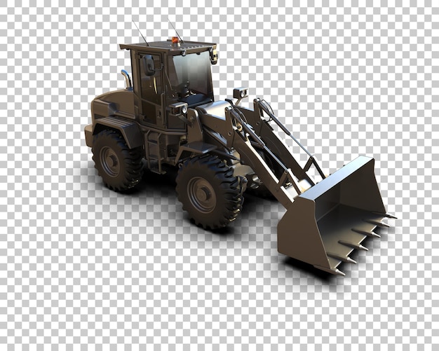 Loader isoliert auf dem Hintergrund 3D-Rendering-Illustration