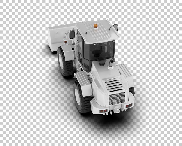 Loader isoliert auf dem Hintergrund 3D-Rendering-Illustration
