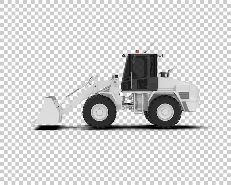 PSD loader isoliert auf dem hintergrund 3d-rendering-illustration