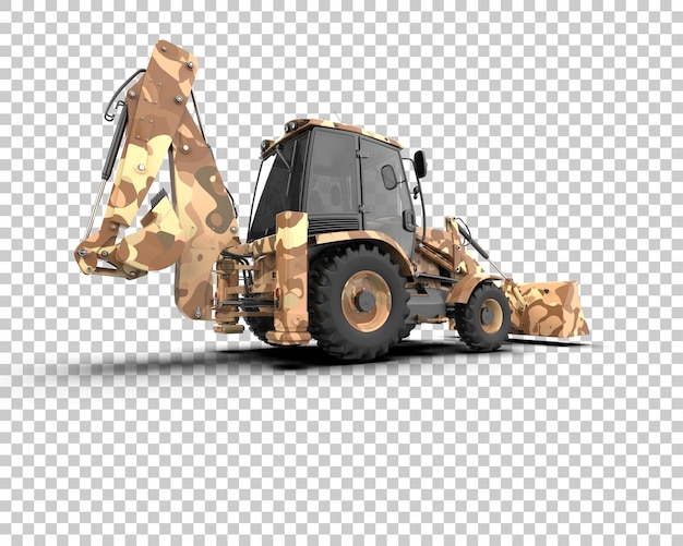 Loader isoliert auf dem Hintergrund 3D-Rendering-Illustration