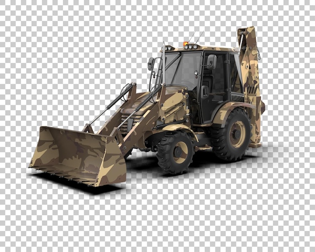 Loader isoliert auf dem Hintergrund 3D-Rendering-Illustration