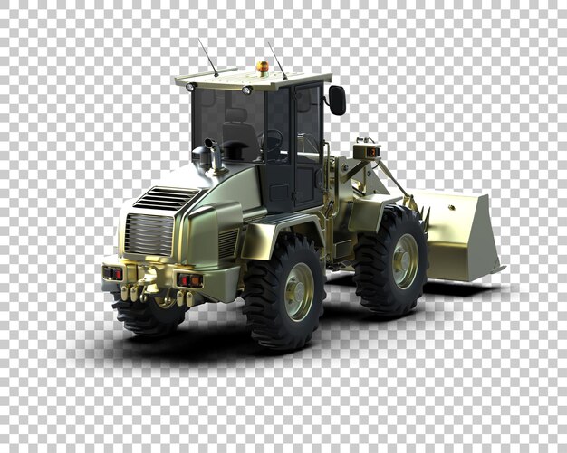 Loader isoliert auf dem Hintergrund 3D-Rendering-Illustration