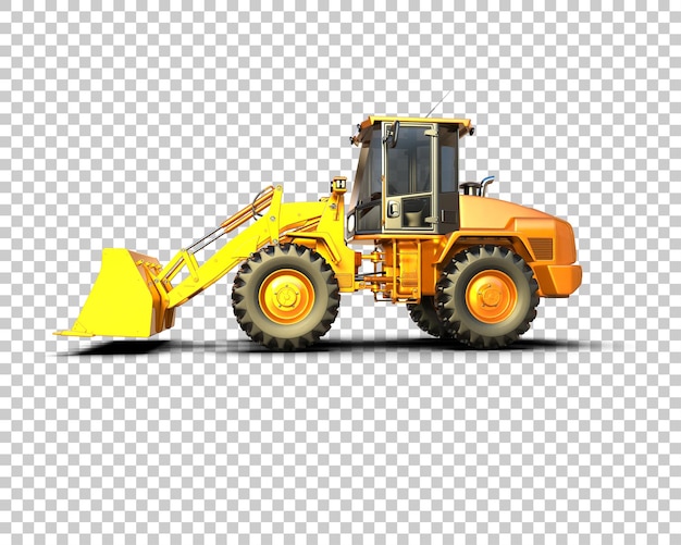 Loader isoliert auf dem Hintergrund 3D-Rendering-Illustration