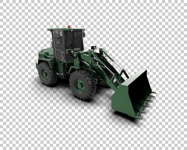 Loader isoliert auf dem Hintergrund 3D-Rendering-Illustration