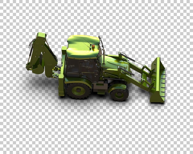 Loader isoliert auf dem Hintergrund 3D-Rendering-Illustration