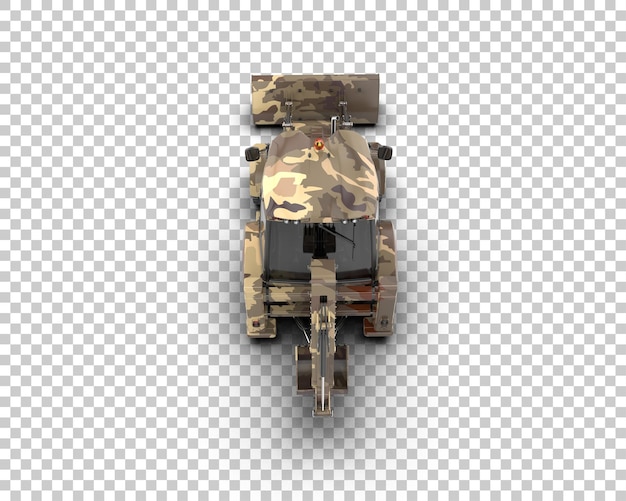 Loader isoliert auf dem Hintergrund 3D-Rendering-Illustration