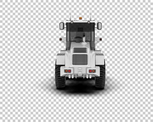 Loader isoliert auf dem Hintergrund 3D-Rendering-Illustration