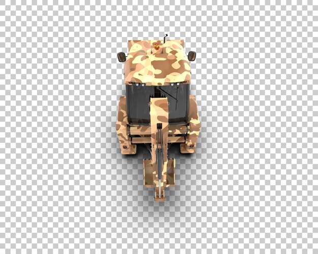 Loader isoliert auf dem Hintergrund 3D-Rendering-Illustration