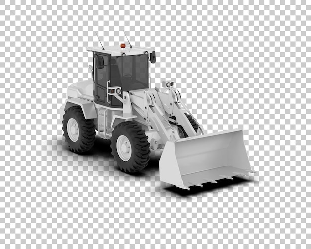 Loader isoliert auf dem Hintergrund 3D-Rendering-Illustration