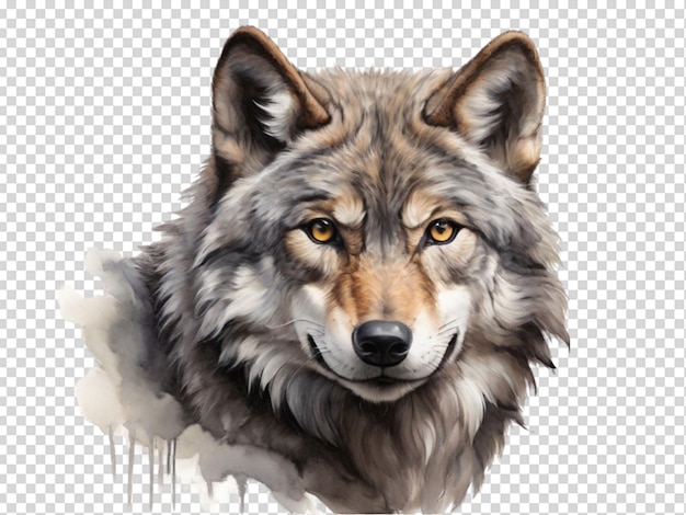 PSD el lobo transparente png