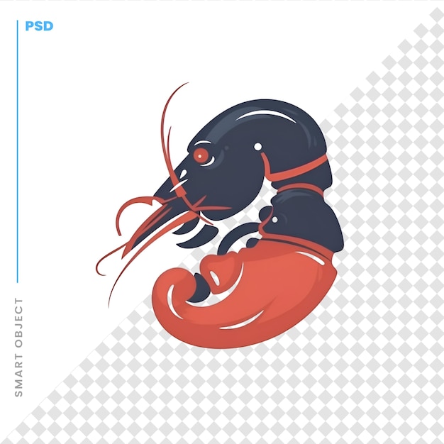 Lobster icon Cartoon illustration of lobster vector icon for web design