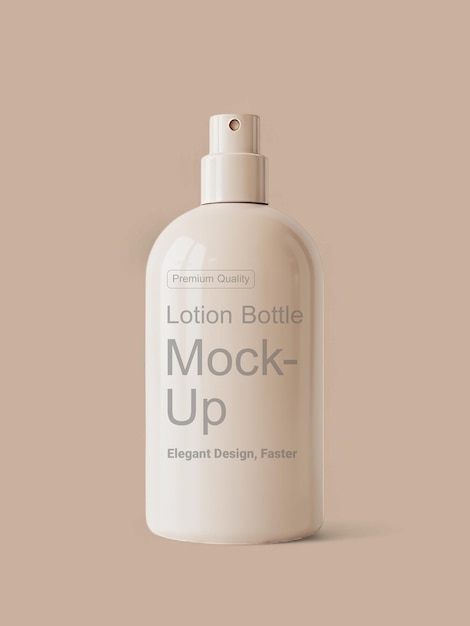 Loção Bottle Mockup Free PSD