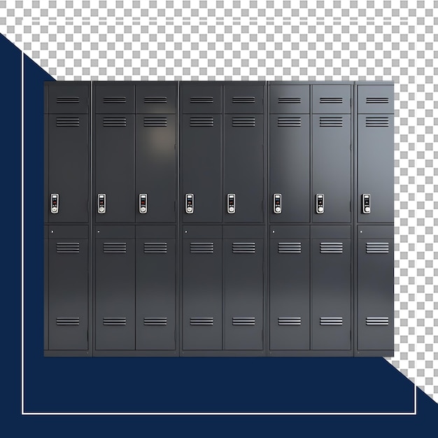 Locker de viagem Locker moderno cinza fundo transparente