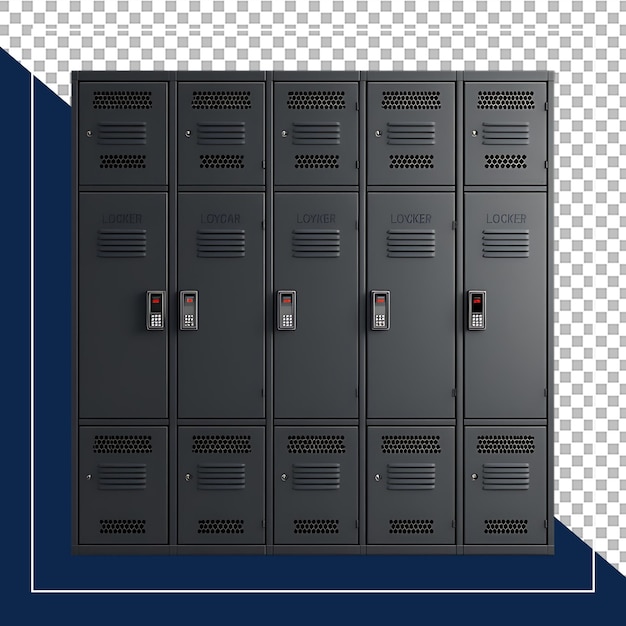 Locker de viagem Locker moderno cinza fundo transparente