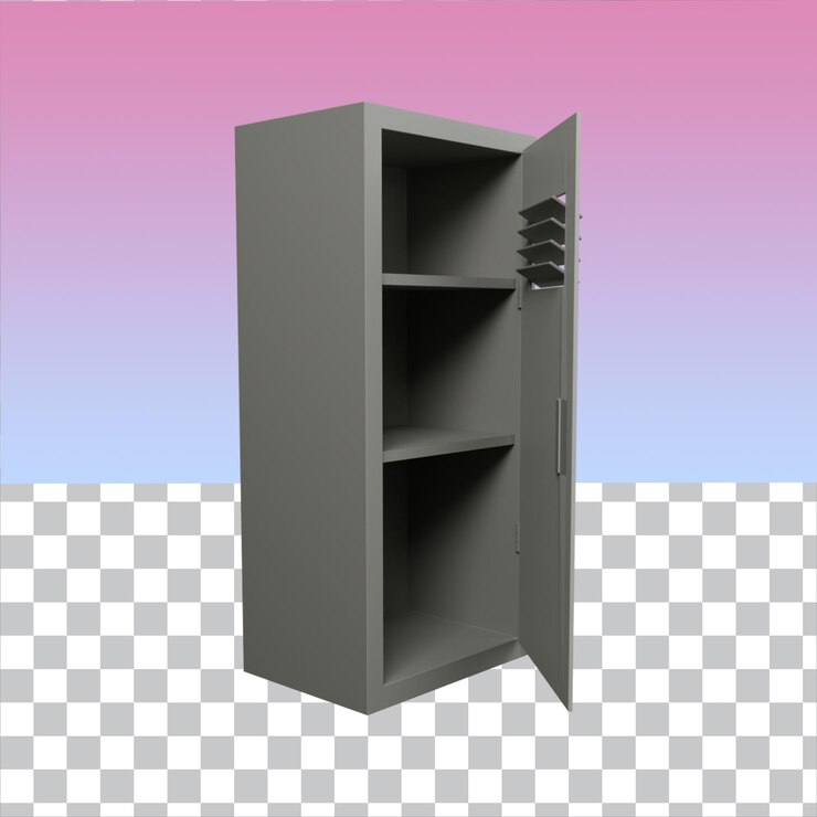 Locker di rendering 3D isolato