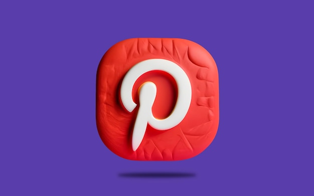 Logo 3D di Pinterest