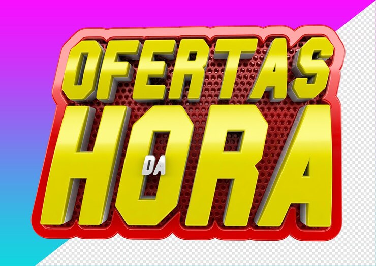 PSD logo 3d render sello de promoción y ahorro de descuento de la semana