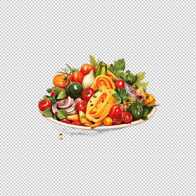 PSD logo de l'autocollant pasta primavera à fond isolé