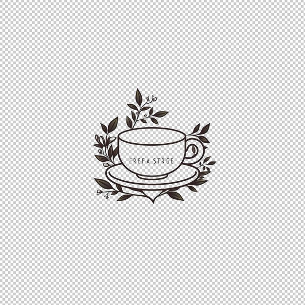 Logo De L'autocollant Le Thé Earl Grey à Fond Isolé