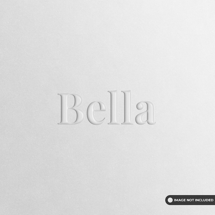 PSD logo con effetto di rivestimento lucido su modello di carta bianca