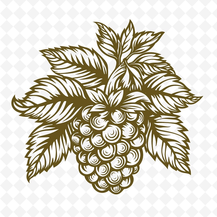 PSD logo di raspberry badge tart con bacche e foglie decorative disegni vettoriali creativi e minimalisti
