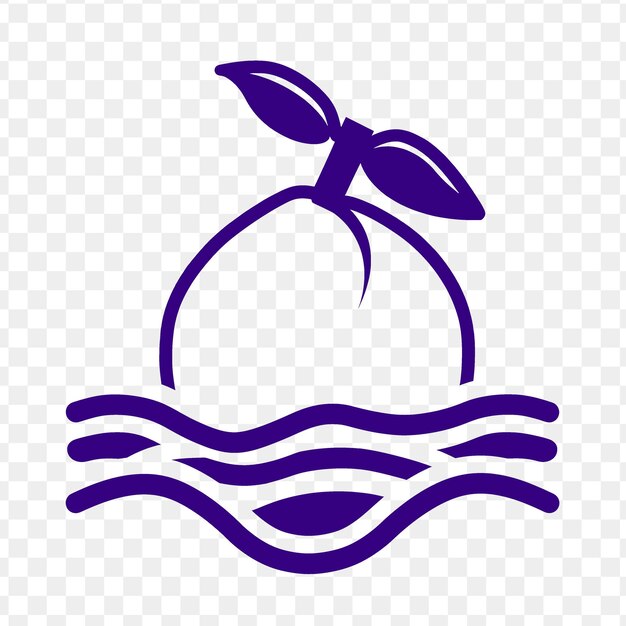 PSD le logo du fruit de l'arbre