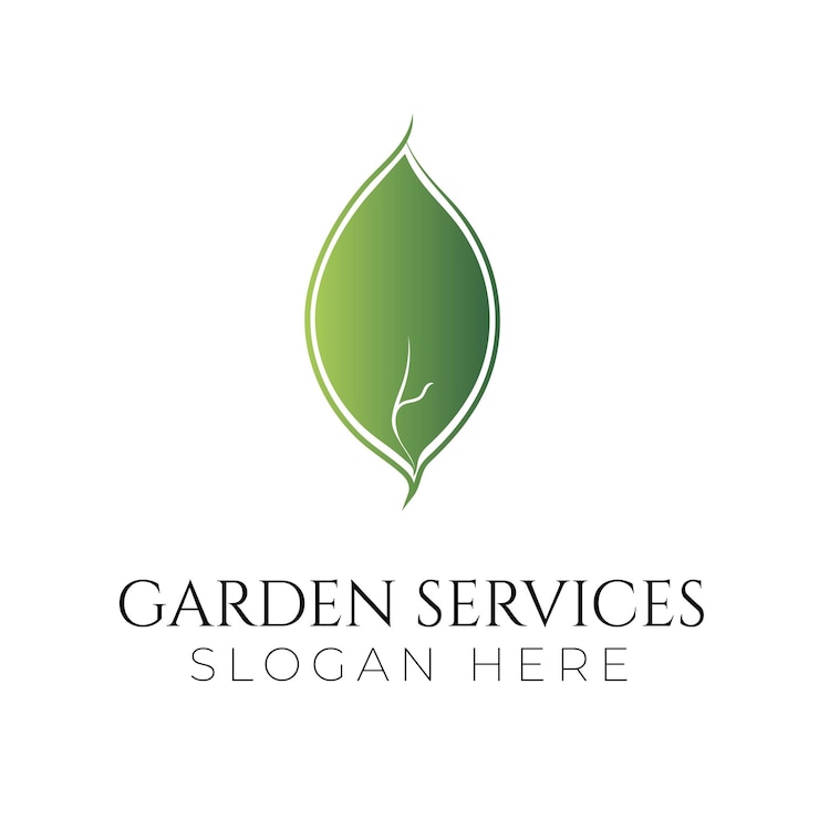 PSD logo du jardin