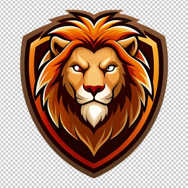 PSD logo du lion sur fond transparent