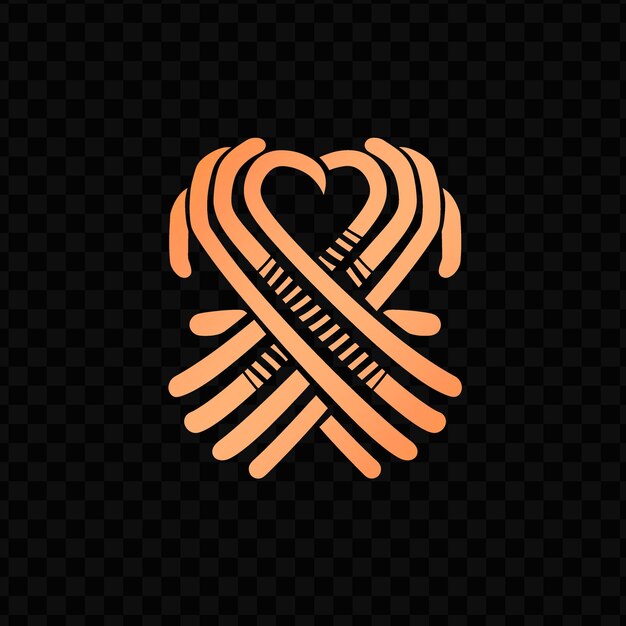 PSD logo du ruban de responsabilité sociale d'entreprise avec interconnexion psd vector design créatif art du tatouage