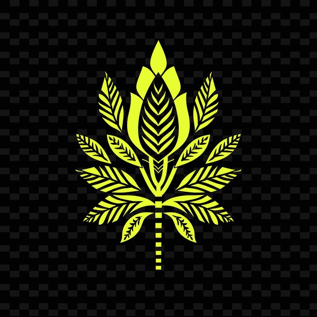 PSD logo du symbole de l'agapanthus exotique avec décoration design vectoriel créatif de la collection nature